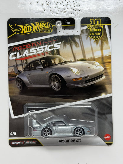 Hot Wheels Premium Modern Classics Porsche 993 GT2 1:64 Diecast