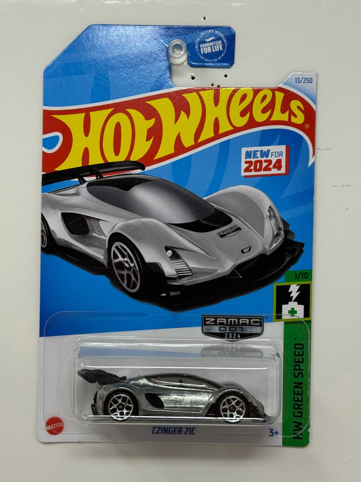 Hot Wheels HW Green Speed Czinger 21C ZAMAC 1:64 Diecast