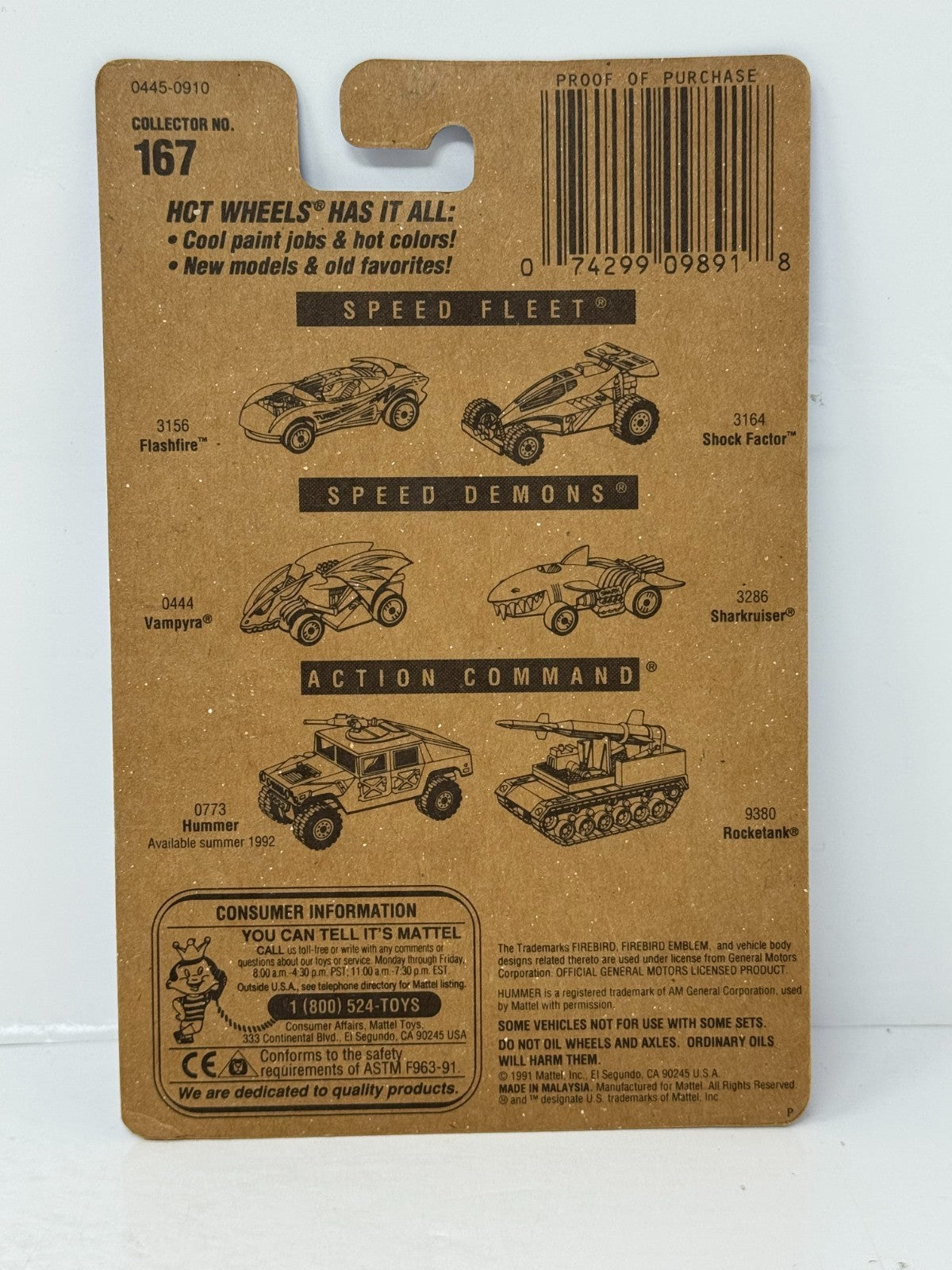 Hot Wheels 80’s Firebird 1:64 Diecast Vintage 1991