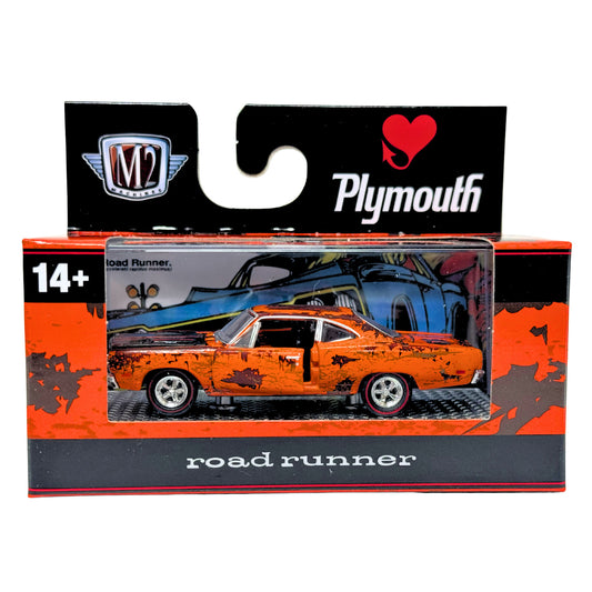 M2 Machines Rusty 1969 Plymouth Road Runner 1:64 Diecast