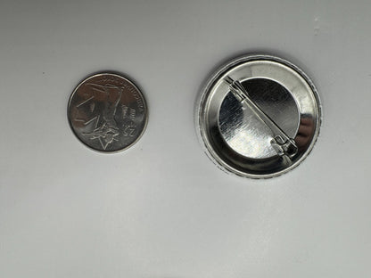 DC The Flash Logo Pin-back Button UDT1