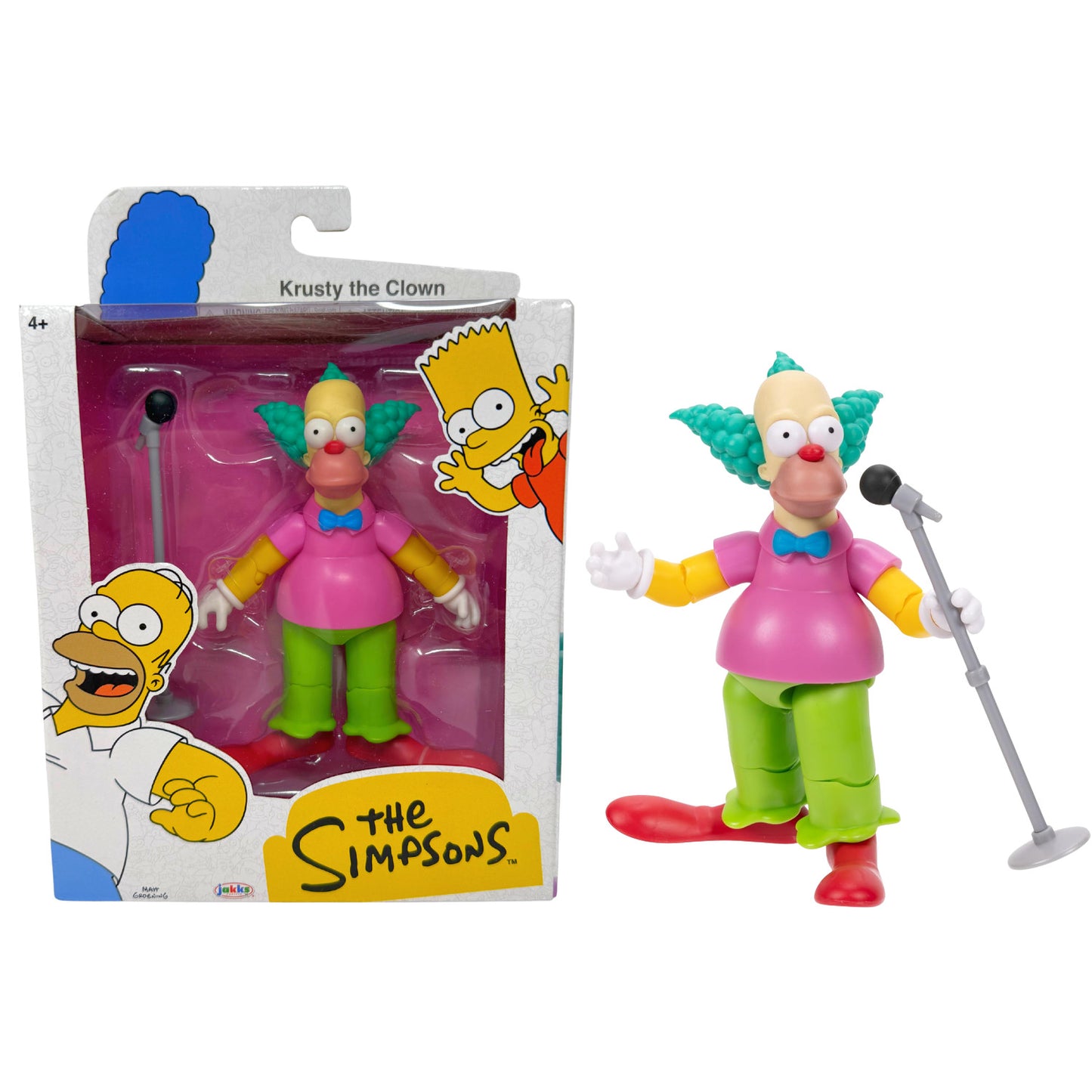 Jakks Pacific The Simpsons Krusty the Clown with Microphone Action Figure