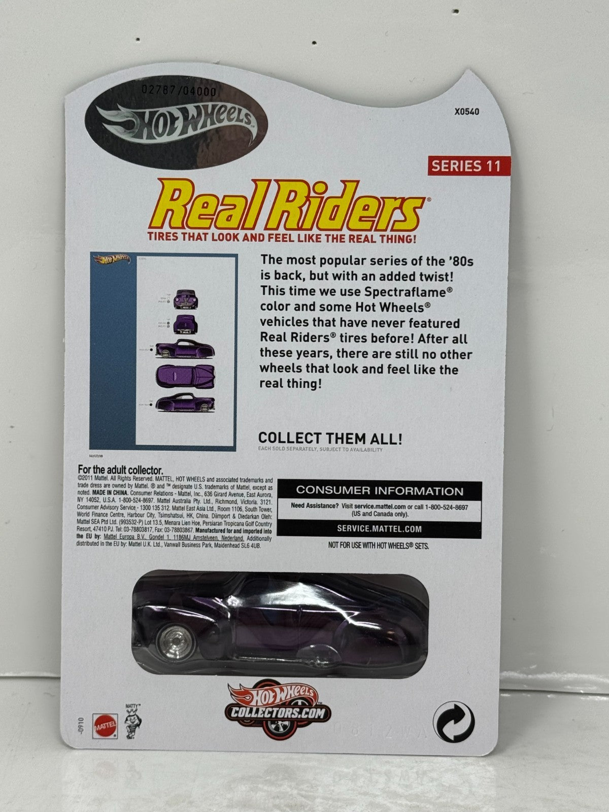 Hot Wheels RLC Redline Club Real Riders Series Tail Dragger 1:64 Diecast