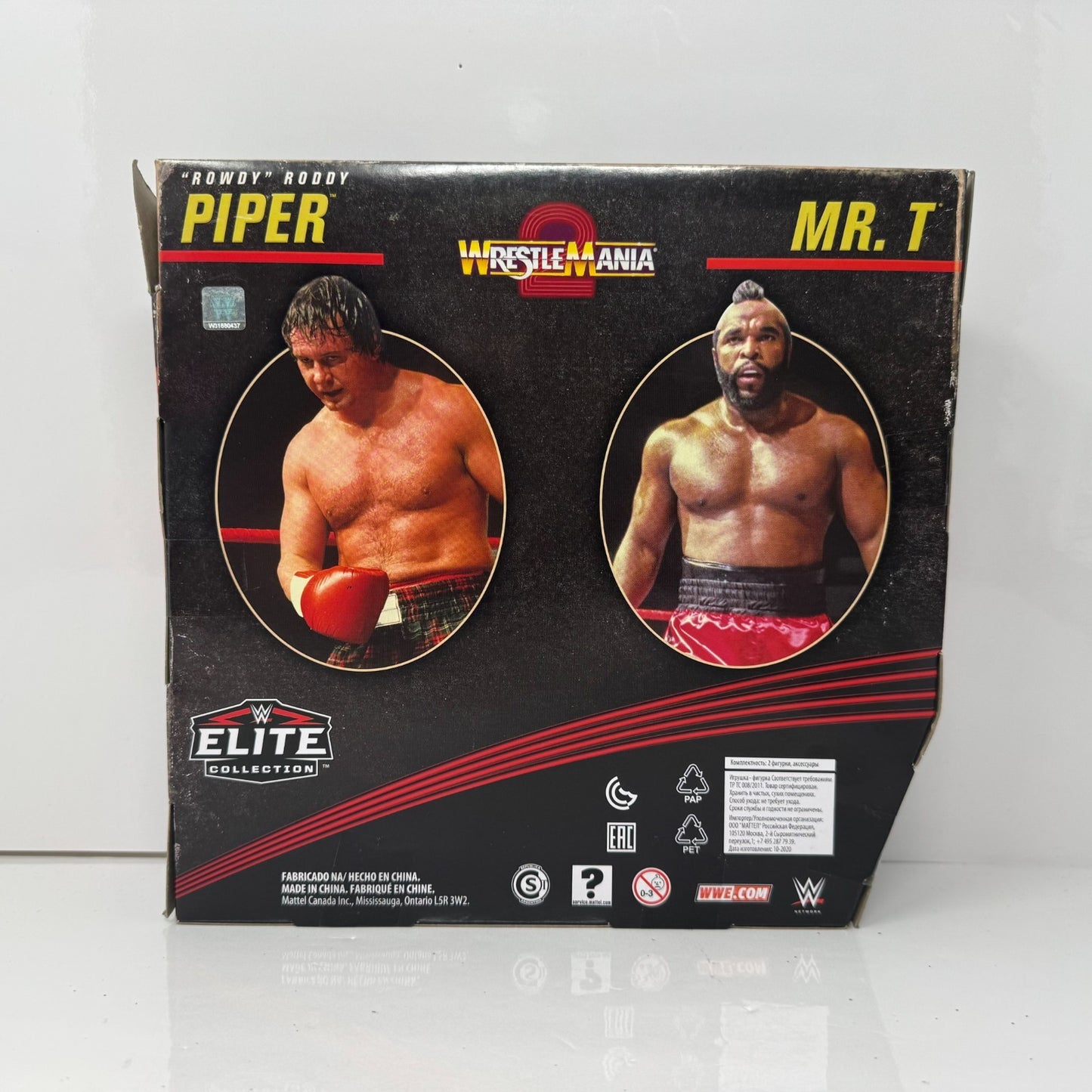 Mattel WWE Elite Collection Mr. T & Rowdy Roddy Piper 2-Pack Action Figures