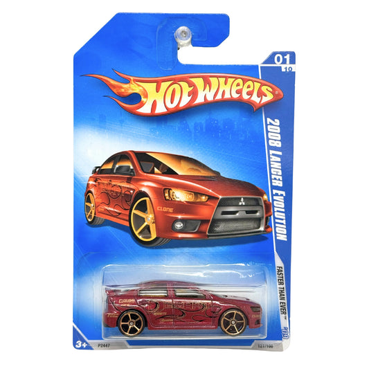 Hot Wheels Faster Than Ever '09 2008 Lancer Evolution JDM 1:64 Diecast