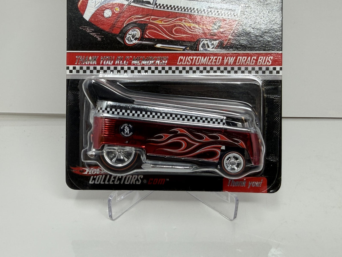 Hot Wheels RLC Red Line Club Customized Volkswagen Drag Bus 1:64 Diecast LOW #
