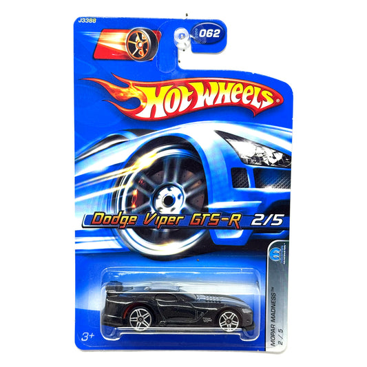 Hot Wheels Mopar Madness Dodge Viper GTS-R 1:64 Diecast Black V2