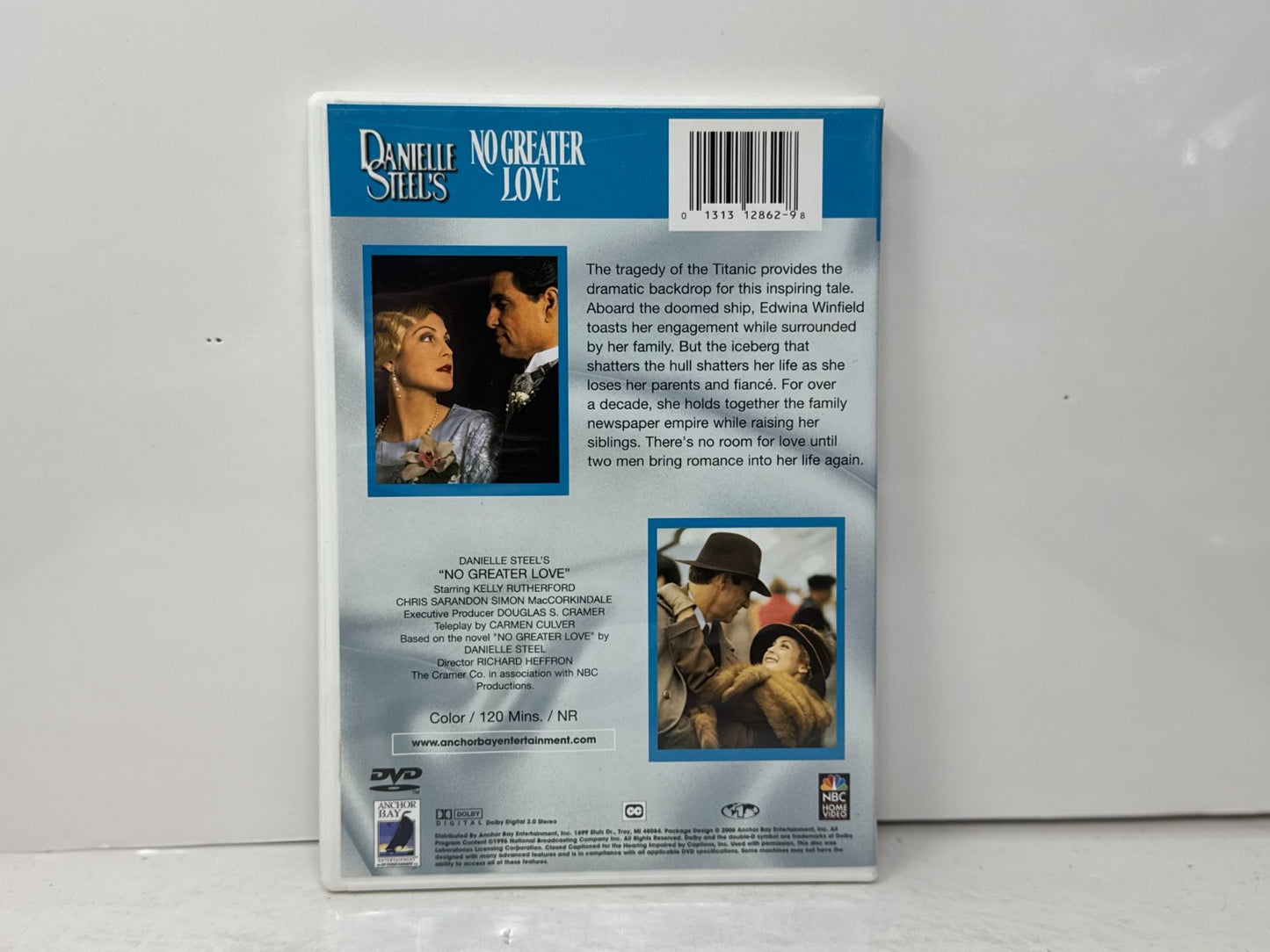 Danielle Steel's No Greater Love (DVD) Romance Good Condition!!!