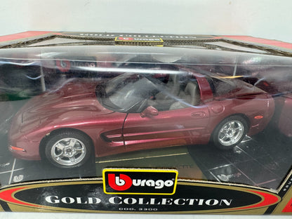 Bburago 1998 Chevrolet Corvette Coupe Targa Gold Collection 1:18 Diecast