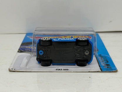Hot Wheels Treasure Hunt HW City Fiat 500 Polizia 1:64 Diecast