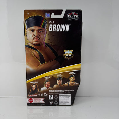Mattel WWE Legends Series 19 D'Lo Brown CHASE Blue Attire Action Figure