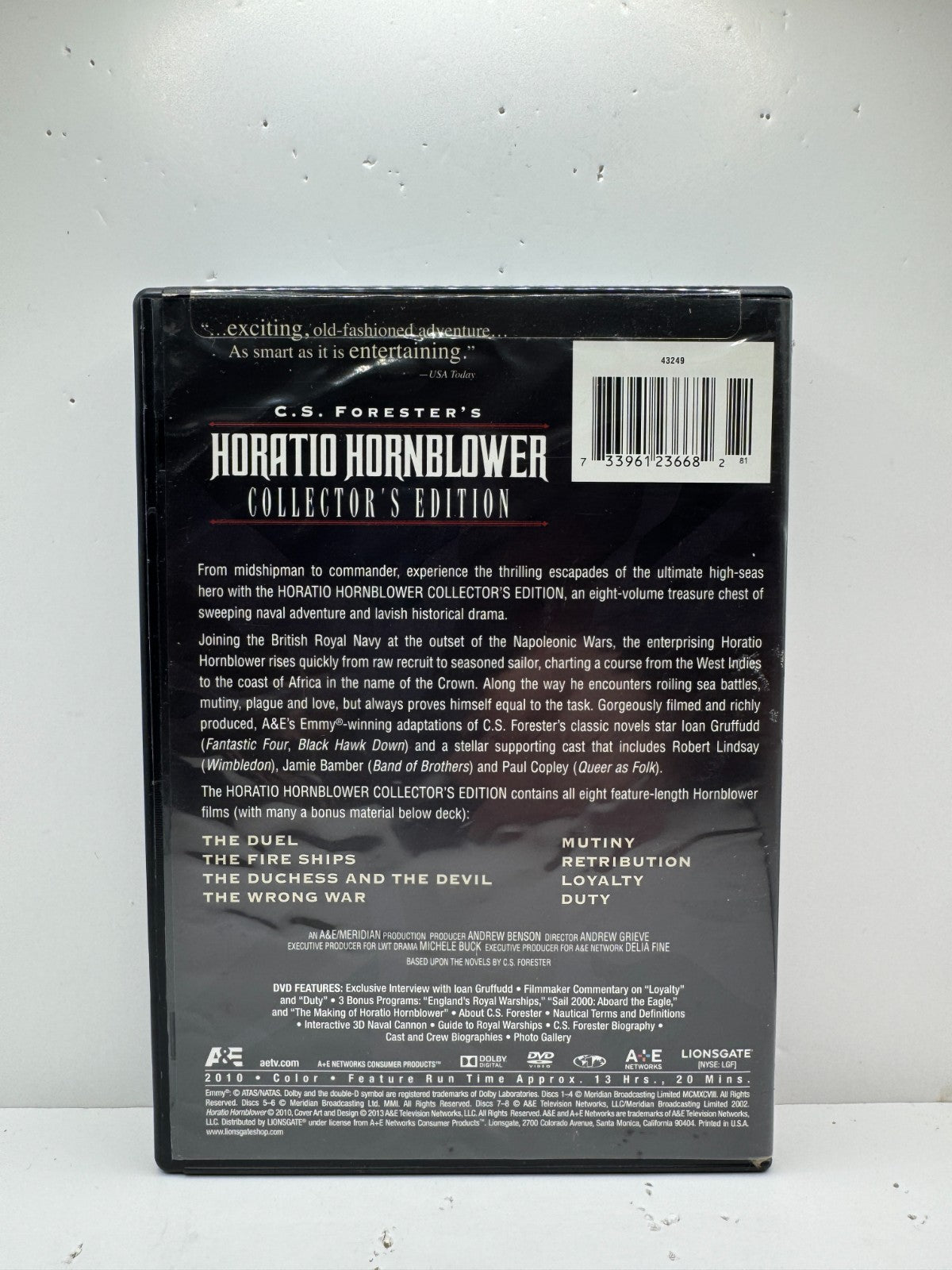 Horatio Hornblower Collector's Edition (DVD) Horatio Hornblower Adventure