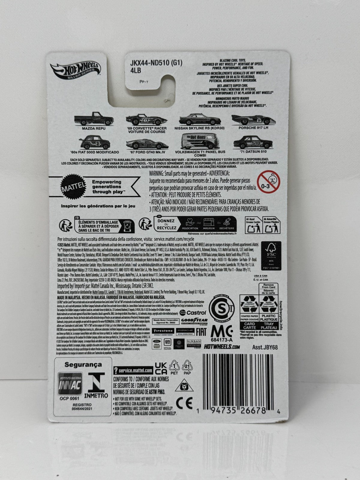 Hot Wheels The Hot Ones 1960s Fiat 500D Modificado 1:64 Diecast