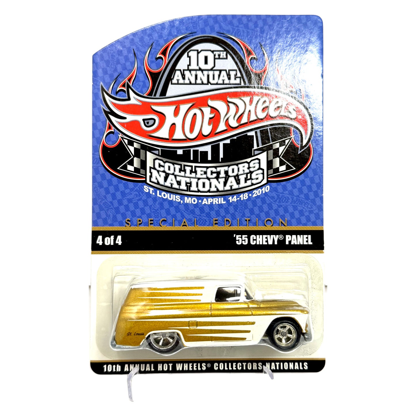 Hot Wheels 2010 10th Collectors Nationals 1955 Chevy Panel 1:64 Diecast 972/1200