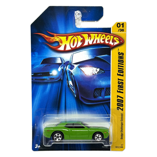 Hot Wheels First Editions Dodge Challenger Concept 1:64 Diecast Green