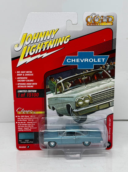 Johnny Lightning Classic Gold 1962 Chevy Bel Air 1:64 Diecast