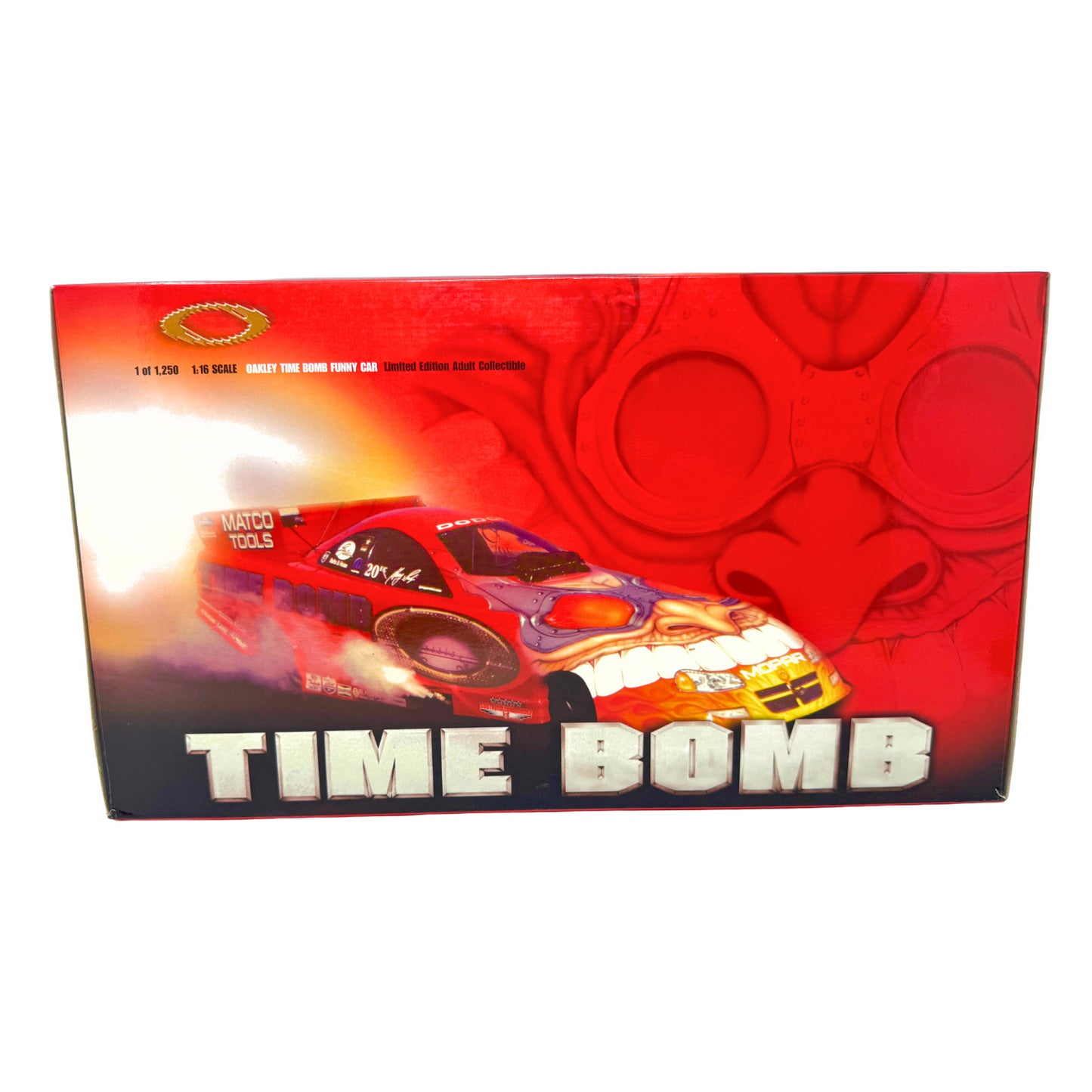 Milestone Gary Scelzi NHRA Oakley Time Bomb Dodge Stratus Funny Car 1:16 Scale