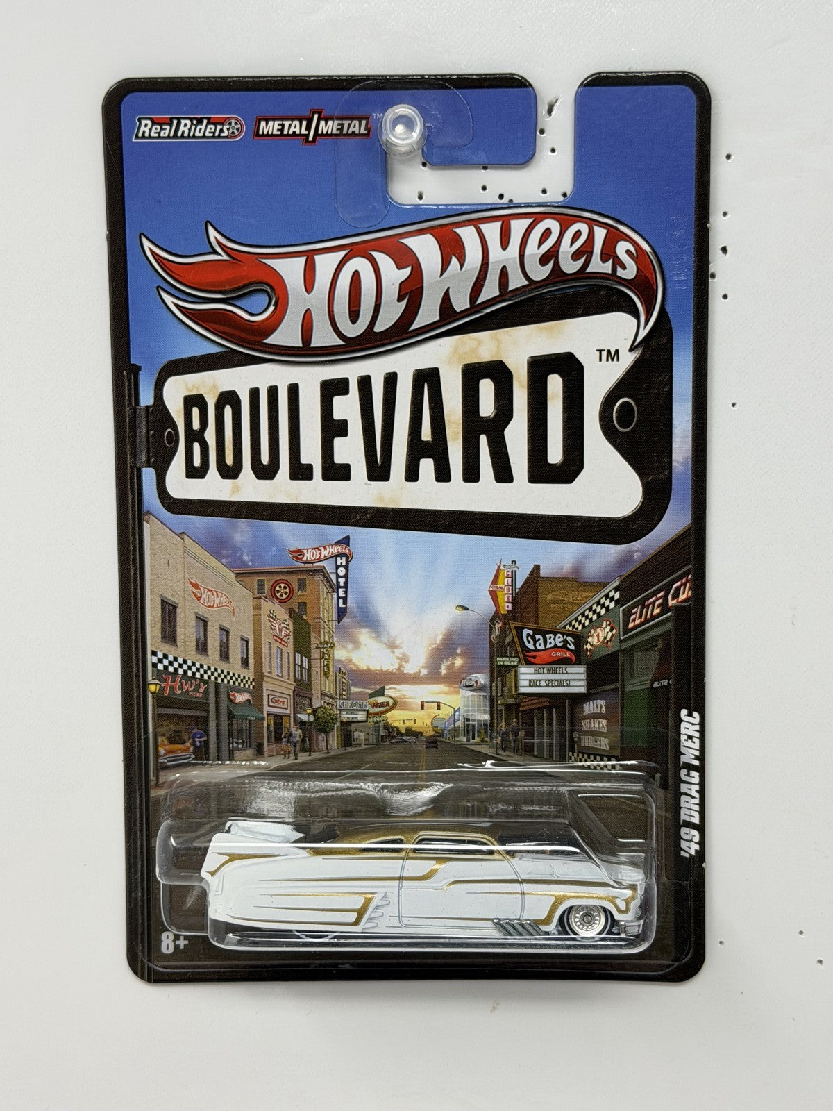 Hot Wheels Boulevard 1949 Drag Merc 1:64 Diecast Real Riders