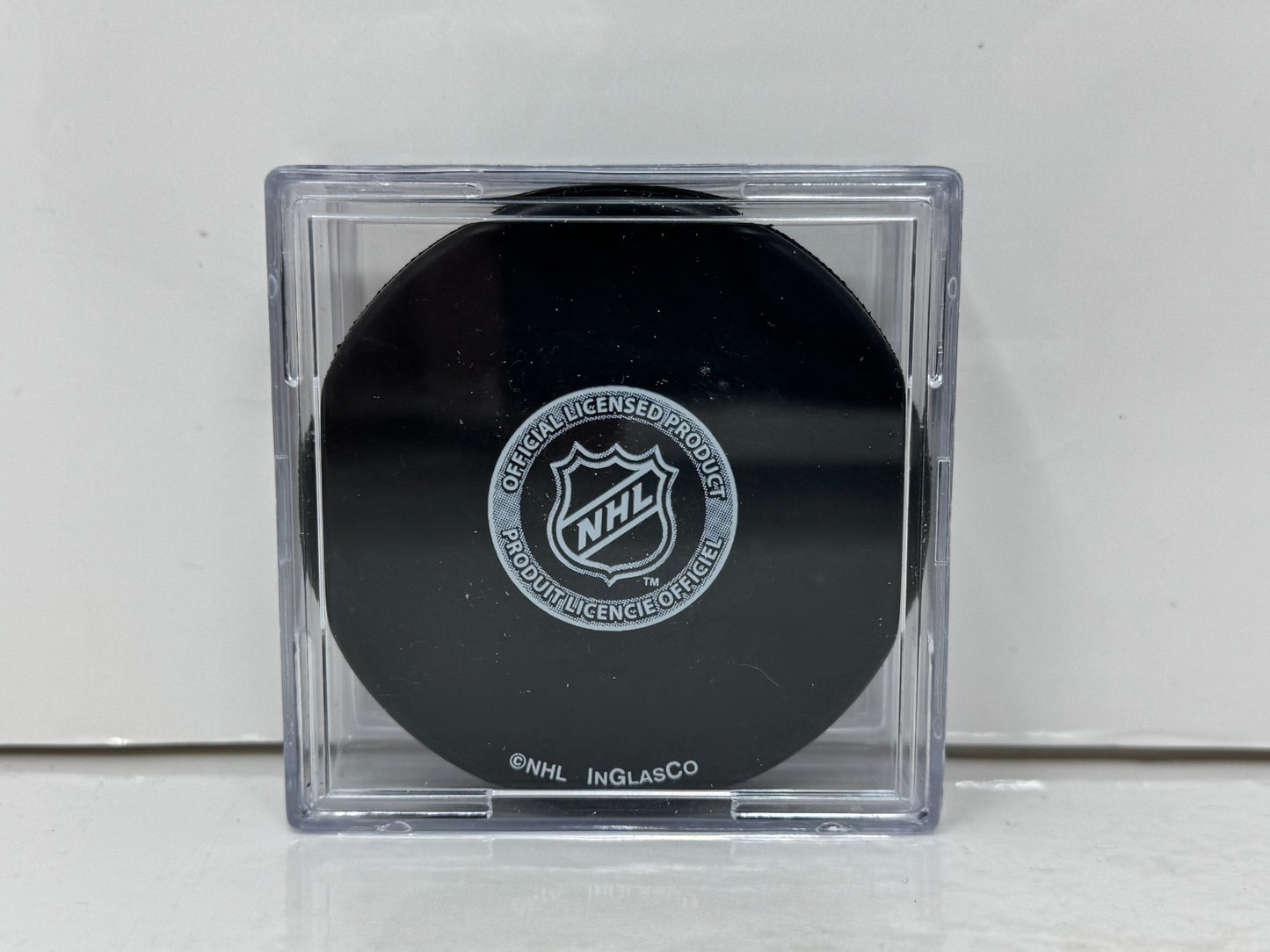 Kari Lehtonen Atlanta Thrashers Signed NHL Autograph Puck Gold Auto