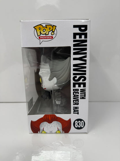 Funko Pop! Movies IT #830 Pennywise with Beaver Hat FYE Vinyl Figure