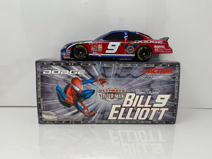 Action NASCAR Bill Elliott #9 Spider-Man 2001 Dodge Intrepid RT 1:24 Diecast