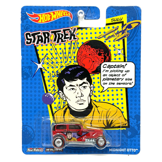 Hot Wheels Star Trek Sulu Midnight Otto 1:64 Real Riders