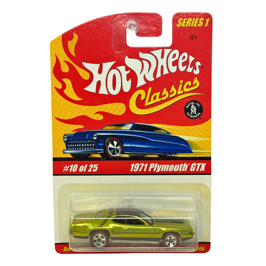 Hot Wheels Classics 1971 Plymouth GTX Series 1 Muscle Car 1:64 Diecast
