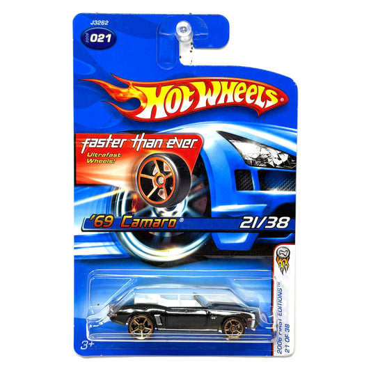 Hot Wheels 2006 First Editions 1969 Chevrolet Camaro FTE 1:64 Diecast Black