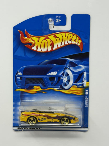 Hot Wheels 1995 Chevrolet Camaro Convertible Pace Car 1:64 Diecast Yellow
