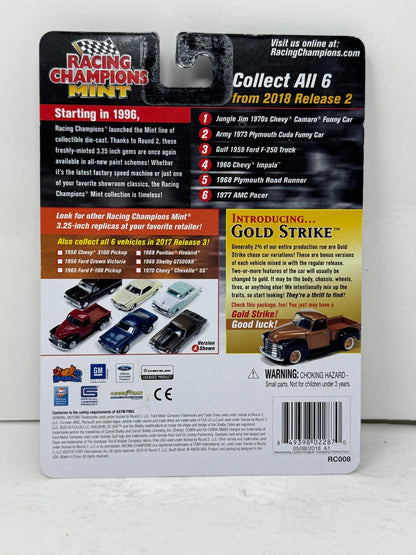 Racing Champions Mint Jungle Jim 1970s Chevy Camaro Funny Car 1:64 Diecast