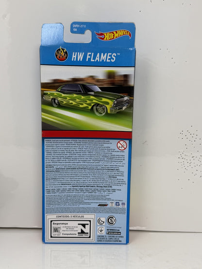 Hot Wheels HW Flames 5-Car Gift Pack 1:64 Diecast