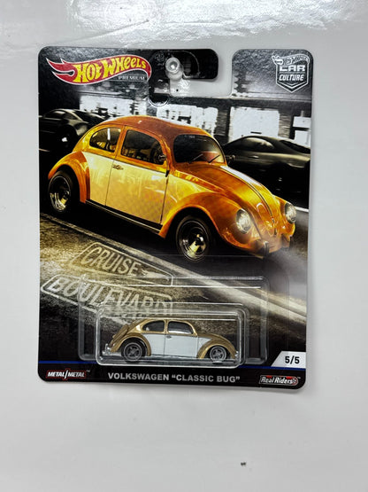 Hot Wheels Premium Cruise Boulevard Volkswagen Classic Bug 1:64 Diecast