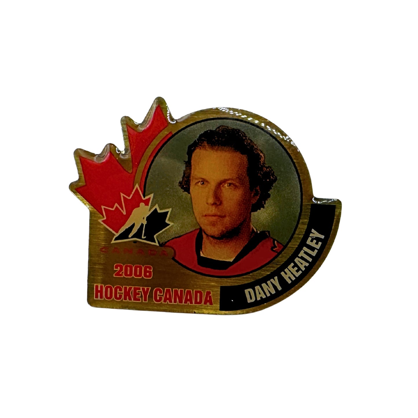 2006 Team Canada Dany Heatley IIHF Hockey Lapel Pin