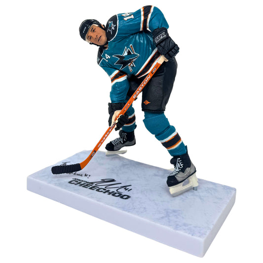 McFarlane NHL Jonathan Cheechoo San Jose Sharks Figure Auto Signed