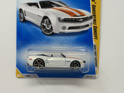 Hot Wheels 2008 First Editions Camaro Convertible Concept 1:64 Diecast White