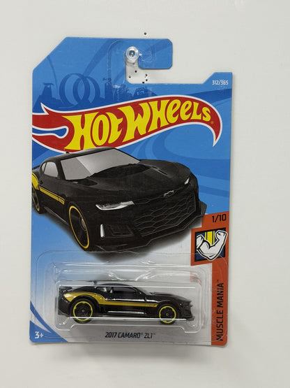 Hot Wheels Muscle Mania 2017 Chevrolet Camaro ZL1 1:64 Diecast Black