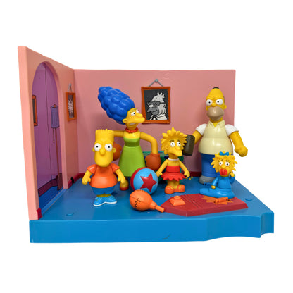 Simpsons World of Springfield Original Simpson's Now & Then Playmates Diorama