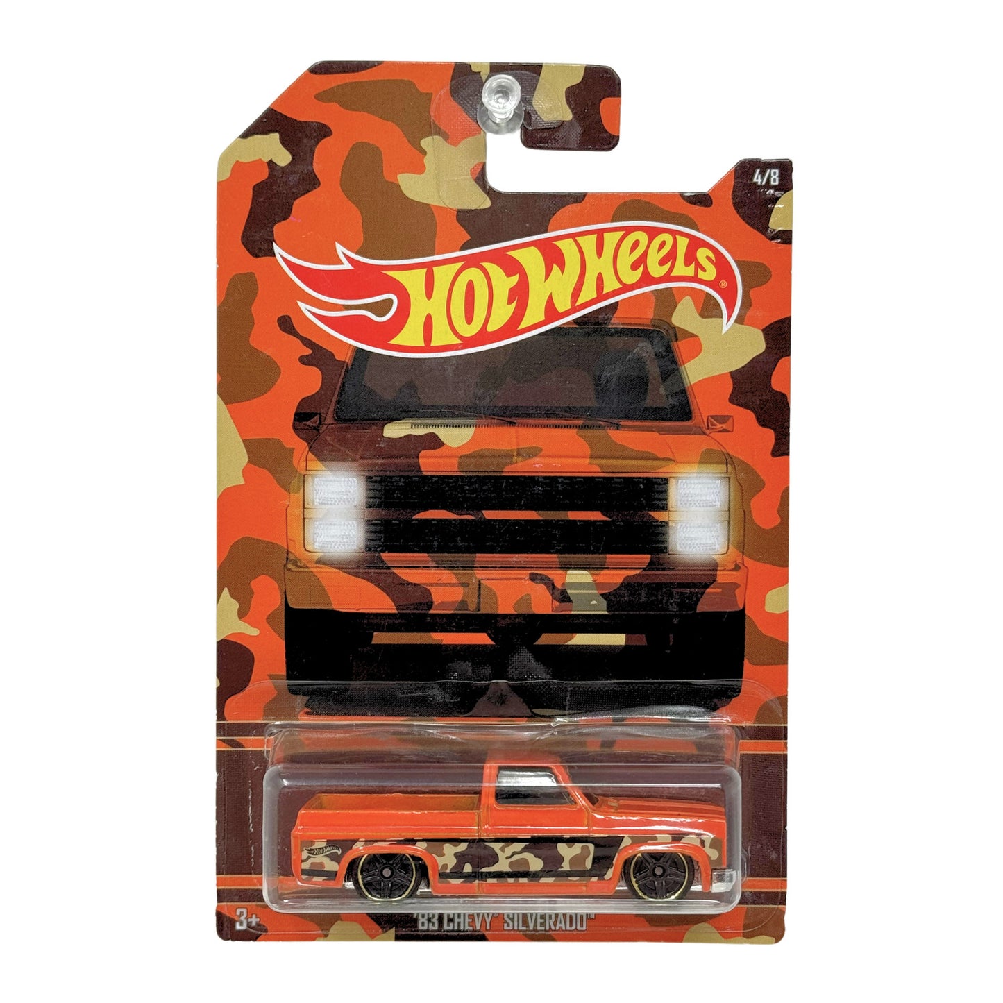 Hot Wheels Camouflage 1983 Chevy Silverado 1:64 Diecast