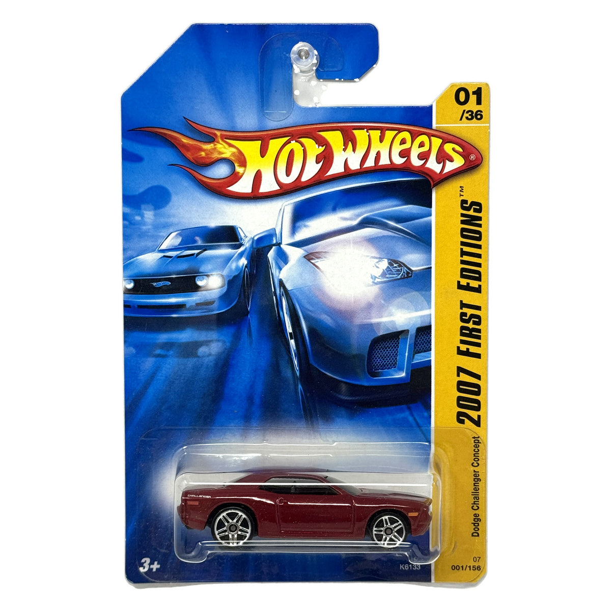 Hot Wheels First Editions Dodge Challenger Concept 1:64 Diecast Dark Red