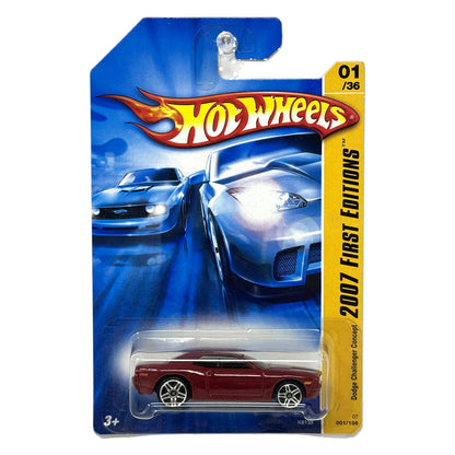 Hot Wheels First Editions Dodge Challenger Concept 1:64 Diecast Dark Red