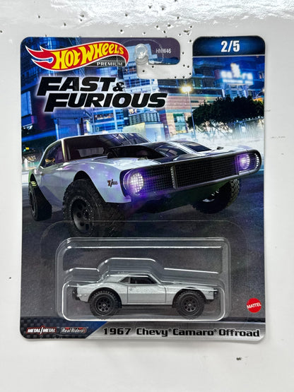 Hot Wheels Premium Fast & Furious 1967 Chevy Camaro Offroad 1:64 Diecast