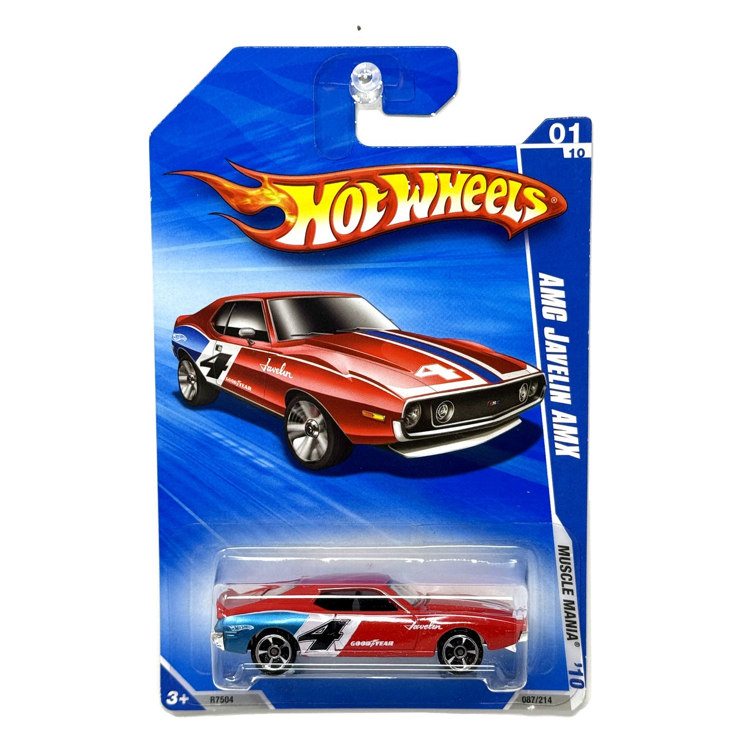 Hot Wheels Muscle Mania AMC Javelin AMX 1:64 Diecast Red