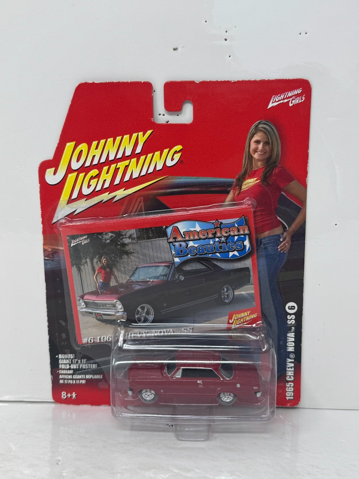 Johnny Lightning American Beauties 1966 Chevy Nova SS 1:64 Diecast