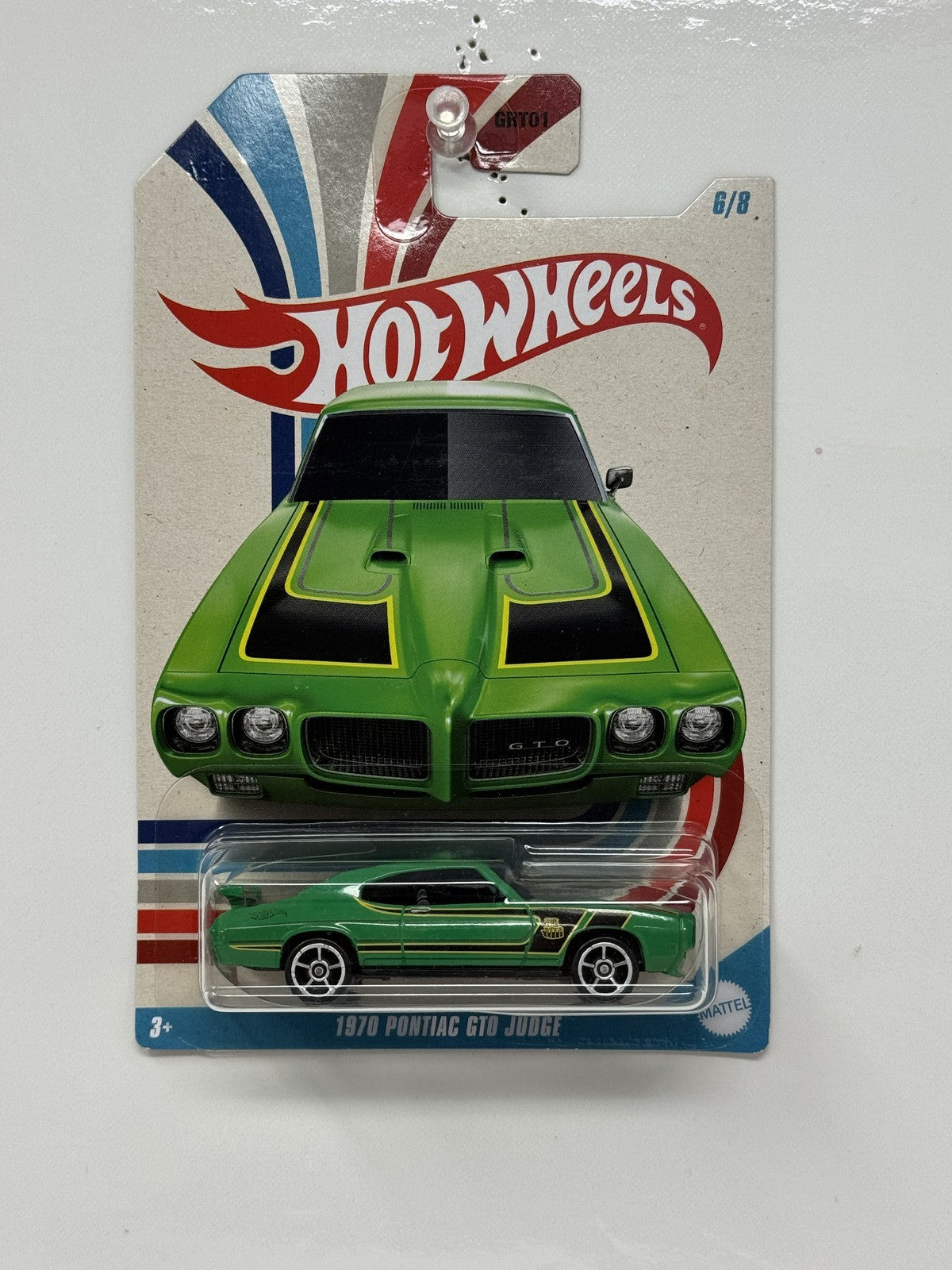 Hot Wheels Vintage American Muscle 1970 Pontiac GTO Judge 1:64 Diecast