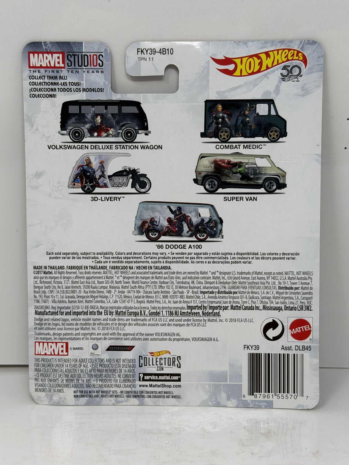 Hot Wheels Marvel Iron Man Volkswagen Deluxe Station Wagon 1:64 Diecast RRs V1