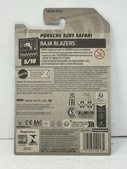 Hot Wheels Baja Blazers Porsche 928S Safari 1:64 Diecast Silver
