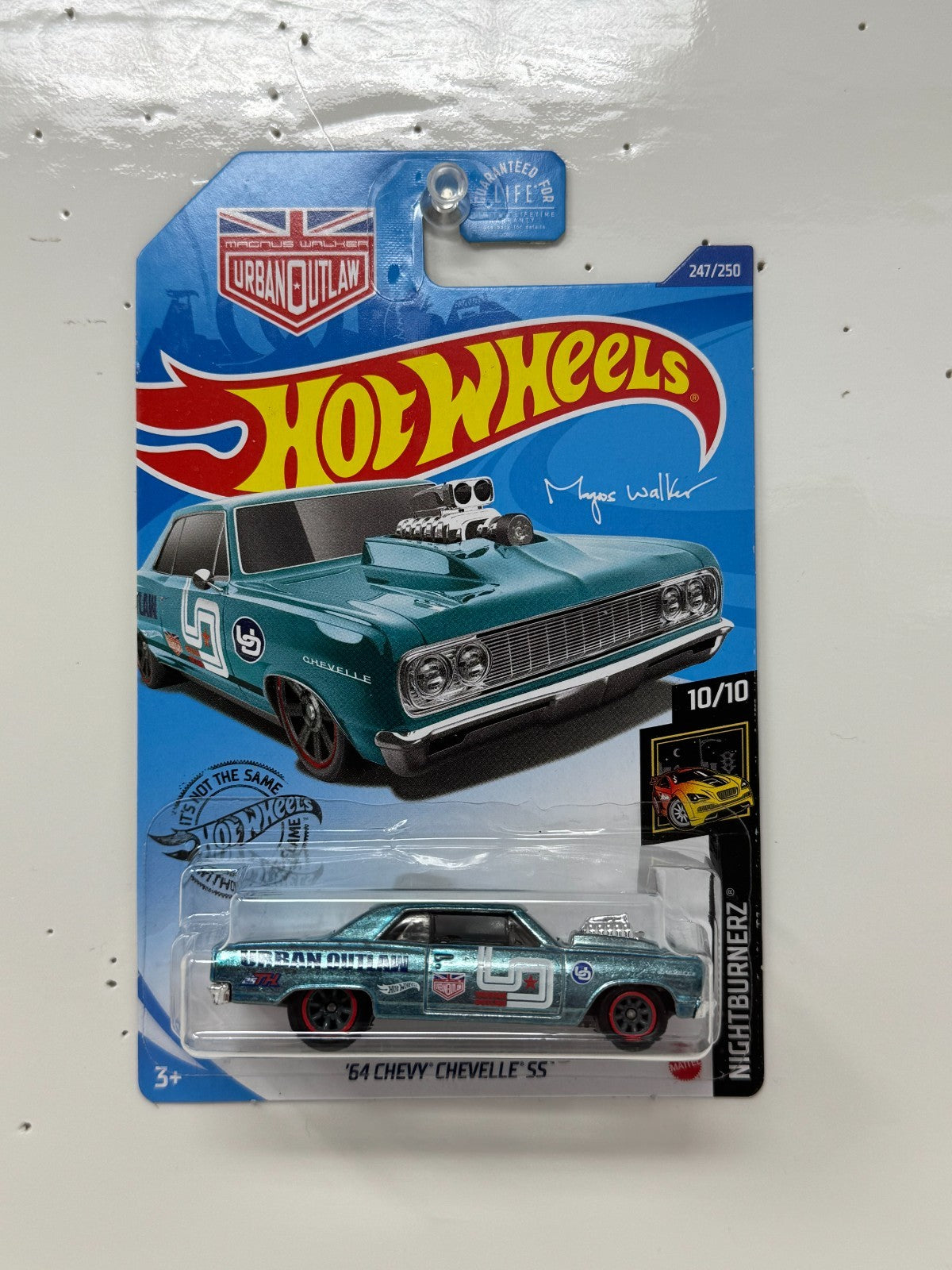 Hot Wheels Super Treasure Hunt 1964 Chevy Chevelle SS Nightburnerz 1:64 Diecast