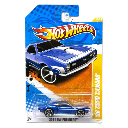 Hot Wheels 2011 HW Premiere 1968 COPO Camaro 1:64 Diecast Blue