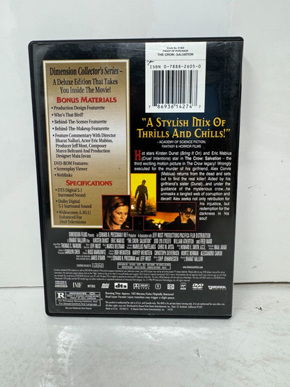 The Crow: Salvation (DVD) Thriller Good Condition!!!