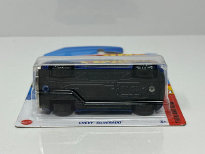 Hot Wheels Then and Now Chevy Silverado 2-Truck Set 1:64 Diecast